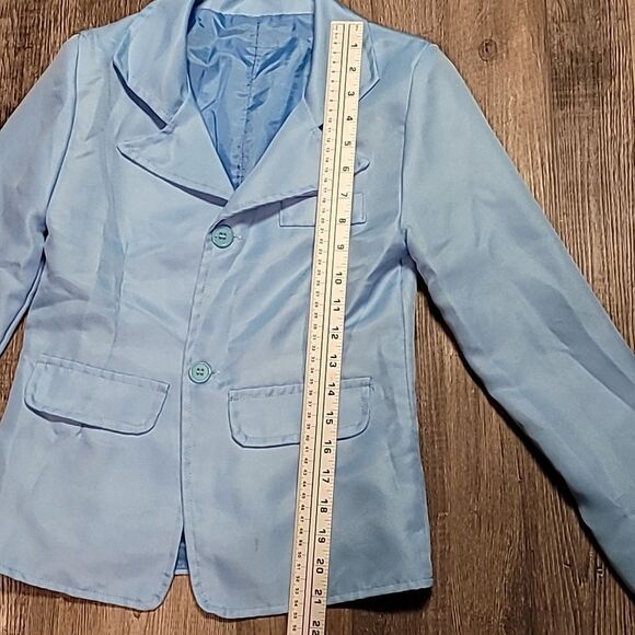 Light Blue Suit with Top Hat and Bow Tie - Picture 14 of 15